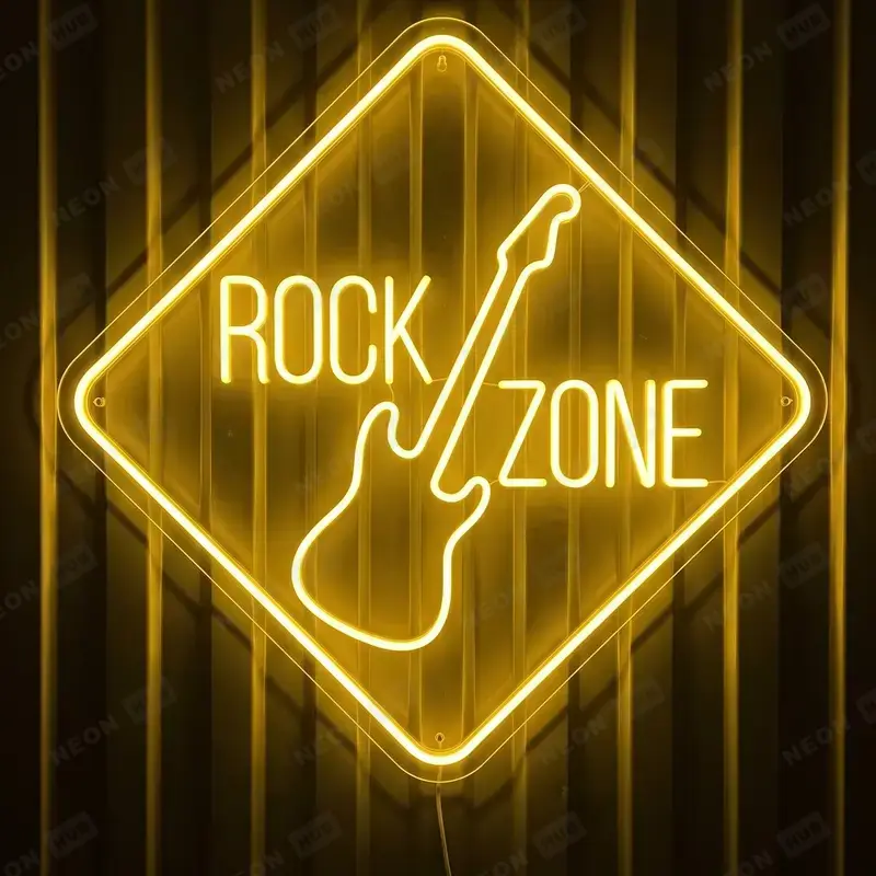 Неоновая вывеска Rock Zone