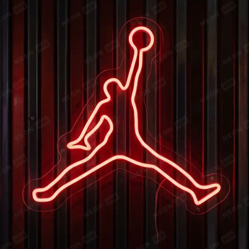 Неоновая вывеска JORDAN ЛОГО