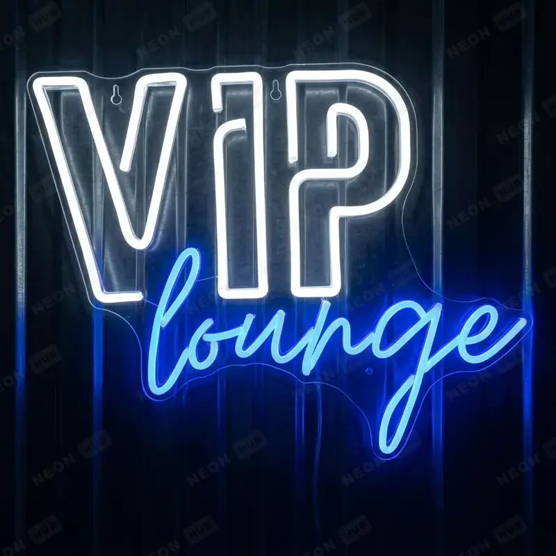 Неоновая вывеска VIP Lounge